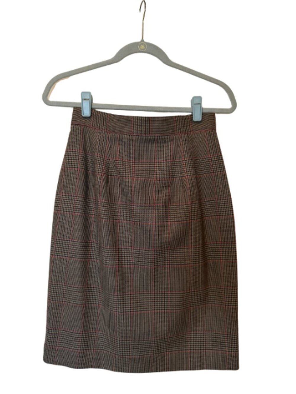 Vintage Charter Club Glen Plaid Pencil Skirt
